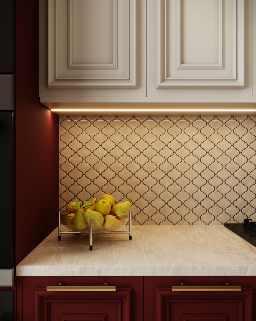 Kuchnia w projekcie mieszkania w kamienicy