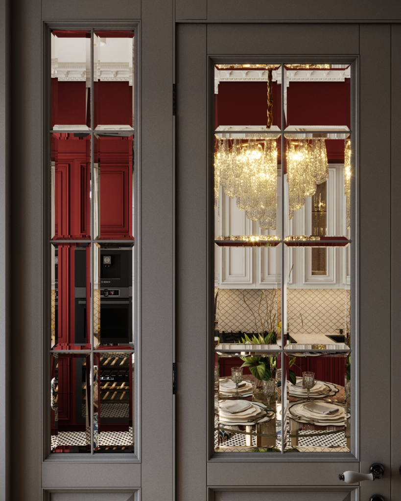 Kuchnia w projekcie mieszkania w kamienicy