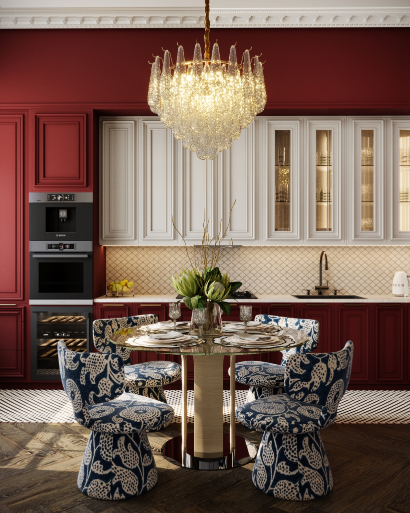 Kuchnia w projekcie mieszkania w kamienicy